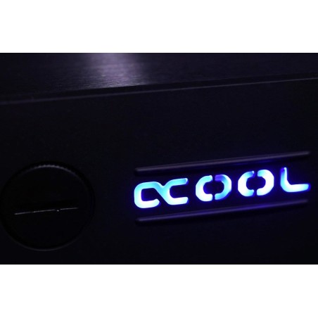Compartimento de hielo alphacool, tanque de expansión negro, single laing d5 15247