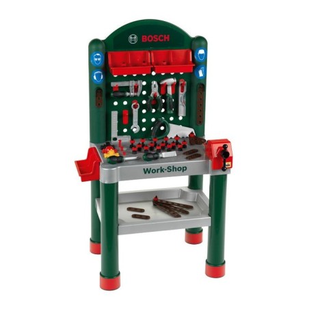 Mesa de herramientas de jugar klein taller bosch 79 piezas