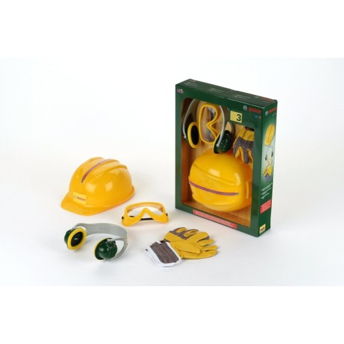 Juguete theo klein bosch juego de accesorios 4 piezas, herramientas para niños amarillo 4009847085375
