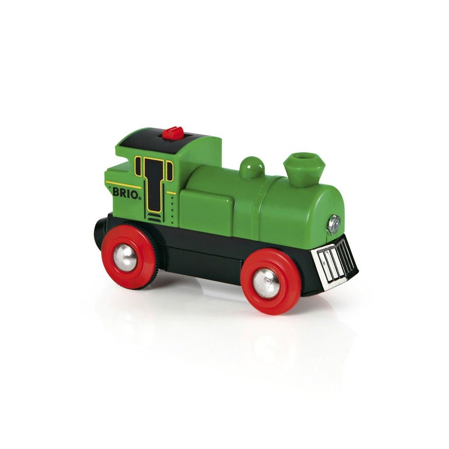 Brio world world speedy locomotora de batería verde, vehículo de juguete verde 33595