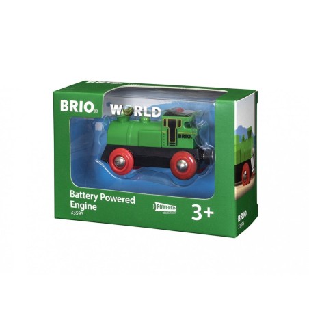 Brio world world speedy locomotora de batería verde, vehículo de juguete verde 33595