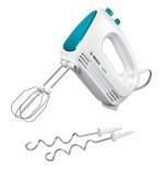 Batidora de mano bosch home mfq2210d  375 w azul, blanco blanco/turquesa, batidora de mano, azul, blanco, 375 w