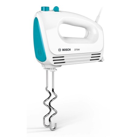 Batidora de mano bosch home mfq2210d  375 w azul, blanco blanco/turquesa, batidora de mano, azul, blanco, 375 w