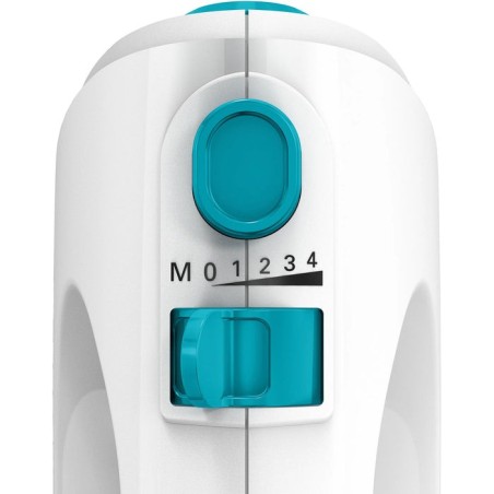 Batidora de mano bosch home mfq2210d  375 w azul, blanco blanco/turquesa, batidora de mano, azul, blanco, 375 w