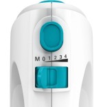Batidora de mano bosch home mfq2210d  375 w azul, blanco blanco/turquesa, batidora de mano, azul, blanco, 375 w
