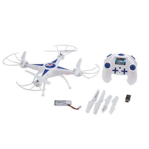 Revell cuadricóptero dron blanco/azul 23842