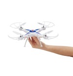Revell cuadricóptero dron blanco/azul 23842