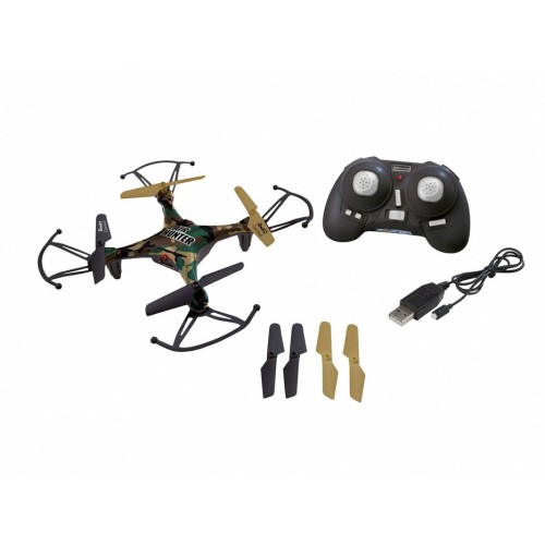 Avión revell quadrocopter air hunter  por control remoto camuflaje
