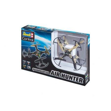 Avión revell quadrocopter air hunter  por control remoto camuflaje