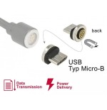 Delock 65932 adaptador magnético usb tipo micro-b macho