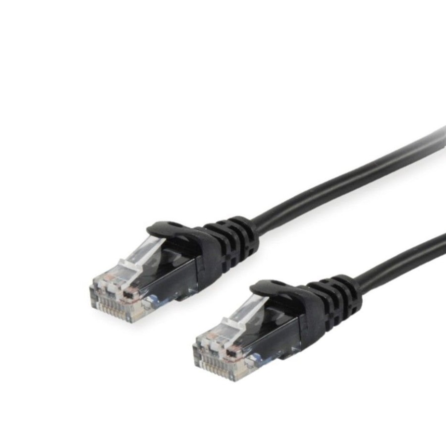 Equip cable de red u/utp categoria 6 10m color negro