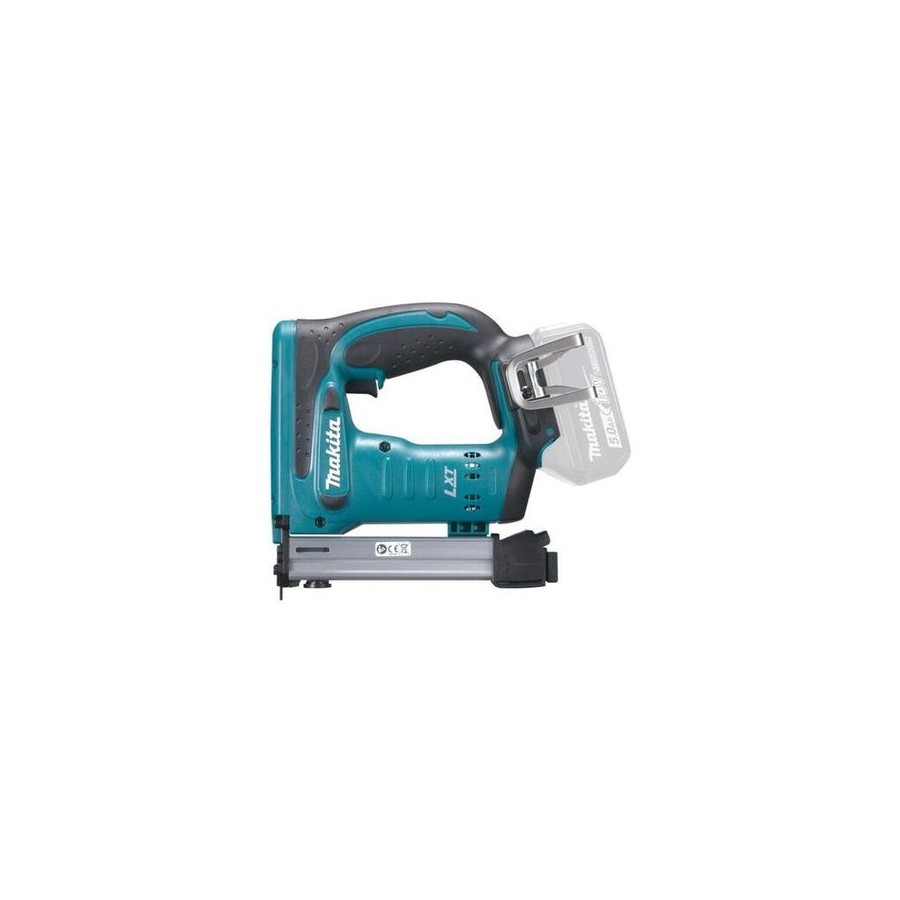 Grapadora inalámbrica makita dst221z, 18 voltios, grapadora eléctrica azul/negro, sin batería ni cargador dst221z