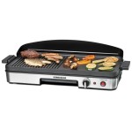Parrilla eléctrica rommelsbacher bbq 2003 negro/acero inoxidable, 1.900 vatios bbq 2003