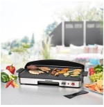 Parrilla eléctrica rommelsbacher bbq 2003 negro/acero inoxidable, 1.900 vatios bbq 2003