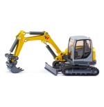 Siku 3559, automóvil de construcción amarillo/gris