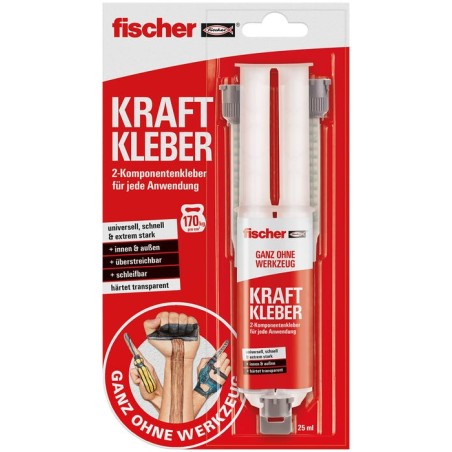 Pegamento potente fischer gow, 25ml transparente 545865