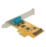 Delock 90293 tarjeta pci express x1 a 1 x serial con suministro de voltaje protección esd