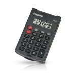 Canon calculadora de bolsillo as-8 negra
