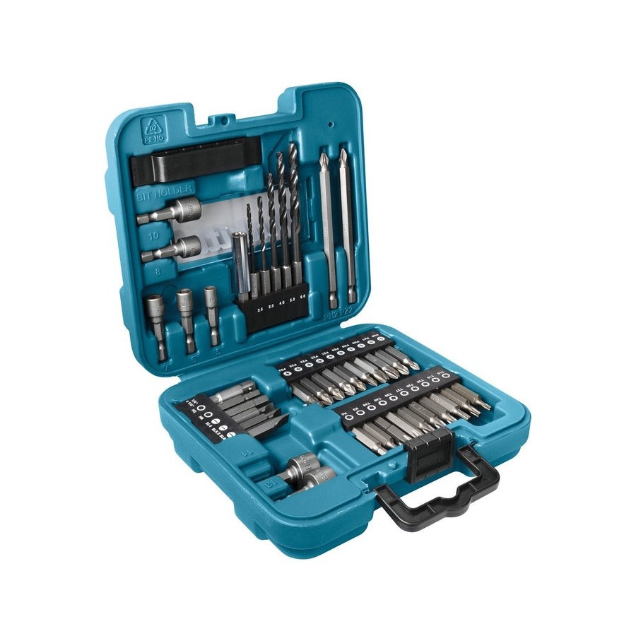 Juego de brocas y brocas makita d-58877, 42 piezas d-58877