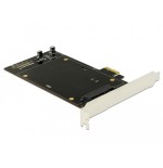 Tarjeta delock pcie x1 para 2x sata hdd/ssd, controlador   90349