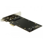 Tarjeta delock pcie x1 para 2x sata hdd/ssd, controlador   90349