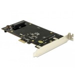 Tarjeta delock pcie x1 para 2x sata hdd/ssd, controlador   90349