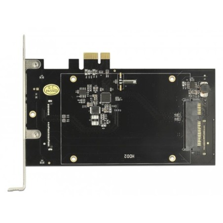 Tarjeta delock pcie x1 para 2x sata hdd/ssd, controlador   90349