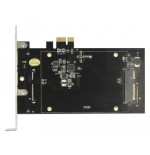 Tarjeta delock pcie x1 para 2x sata hdd/ssd, controlador   90349