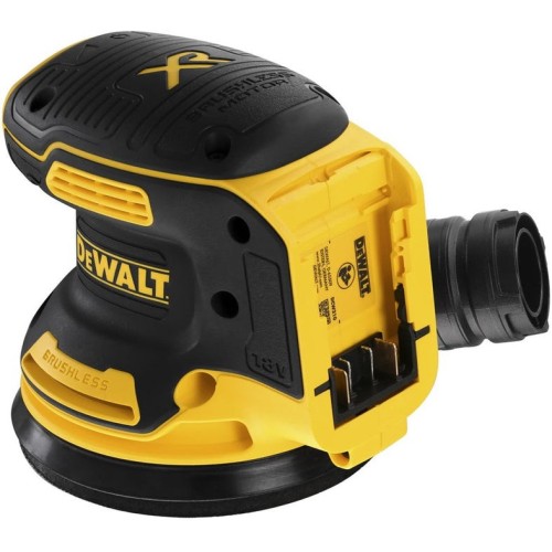 Lijadora rotorbital dewalt dcw210nt-xj   12000 rpm negro, amarillo