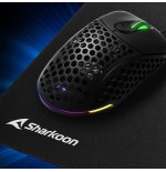 Alfombrilla de ratón sharkoon 1337 v2 gaming mat m negro 4044951029938