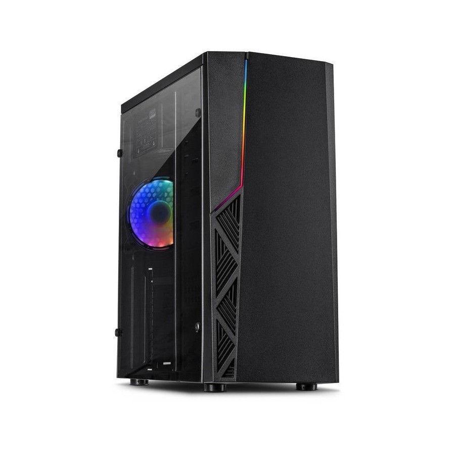 Caja pc inter-tech b-02 rgb negra 88881330
