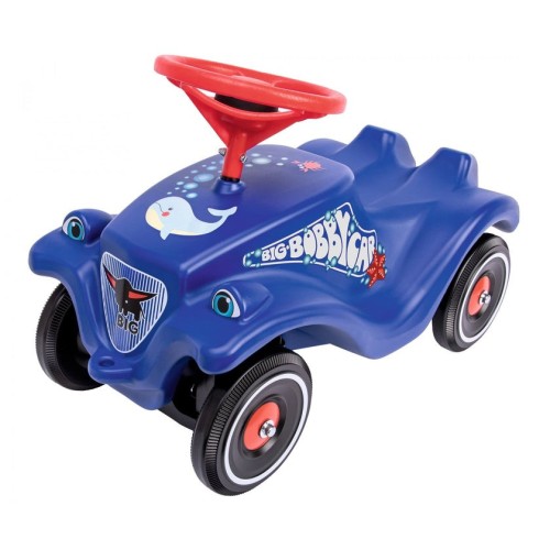 Big bobby-car correpasillos con forma de coche, tobogán azul/rojo, 1 año(s), 4 rueda(s), azul, rojo