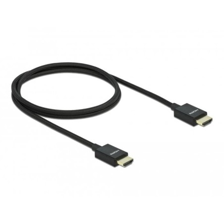 Cable hdmi de alta velocidad de delock 48 gbps 8k 60hz negro, 1 metro 85384