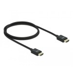 Cable hdmi de alta velocidad de delock 48 gbps 8k 60hz negro, 1 metro 85384