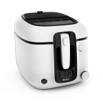 Freidora tefal super uno fr3140,  blanco/negro, con temporizador fr3140