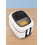 Freidora tefal super uno fr3140,  blanco/negro, con temporizador fr3140