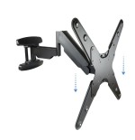 Tooq soporte de pared con brazo articulado para tv de 23"-55" - giratorio e inclinable - piston de gas - peso max 30kg