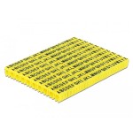Delock 18303 clips marcadores de cables a-z amarillos, 260 unidades
