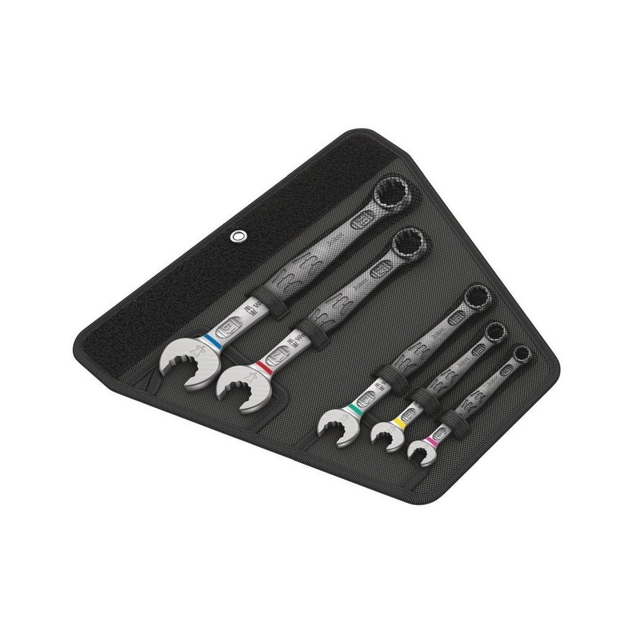 Wera 6003 joker 5 set 1, juego de llaves combinadas de 5 piezas 5020230001