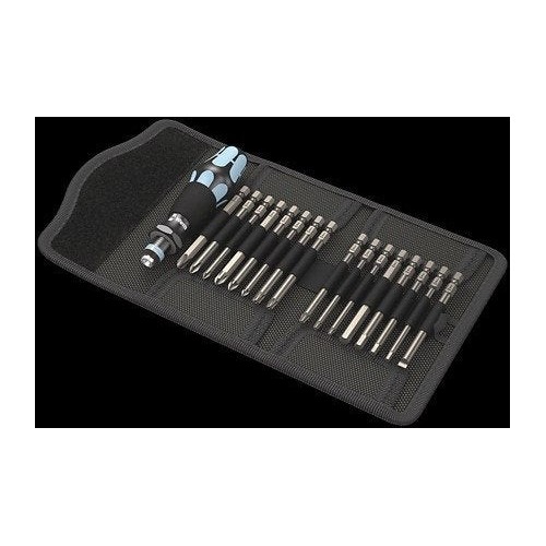 Destornillador  wera kompakt 60 punta de 16 pieza(s), llave de tubo negro/azul, 16 pieza(s), torx, caja