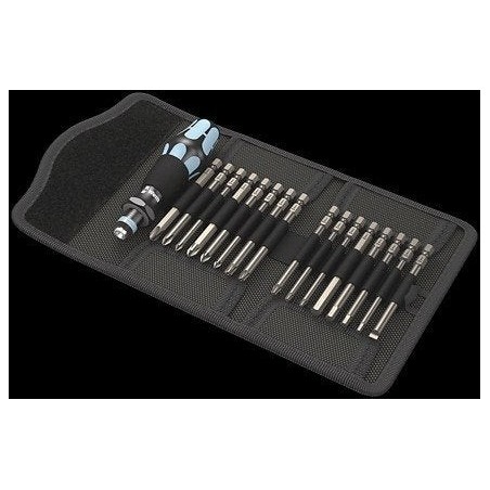 Destornillador  wera kompakt 60 punta de 16 pieza(s), llave de tubo negro/azul, 16 pieza(s), torx, caja