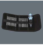 Destornillador  wera kompakt 60 punta de 16 pieza(s), llave de tubo negro/azul, 16 pieza(s), torx, caja