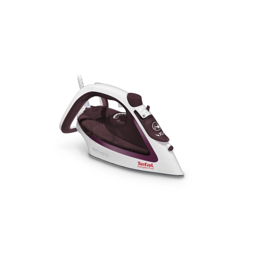 Plancha  tefal easygliss plus fv 5714 de vapor blanco/morado fv 5714