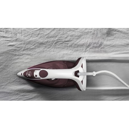Plancha  tefal easygliss plus fv 5714 de vapor blanco/morado fv 5714