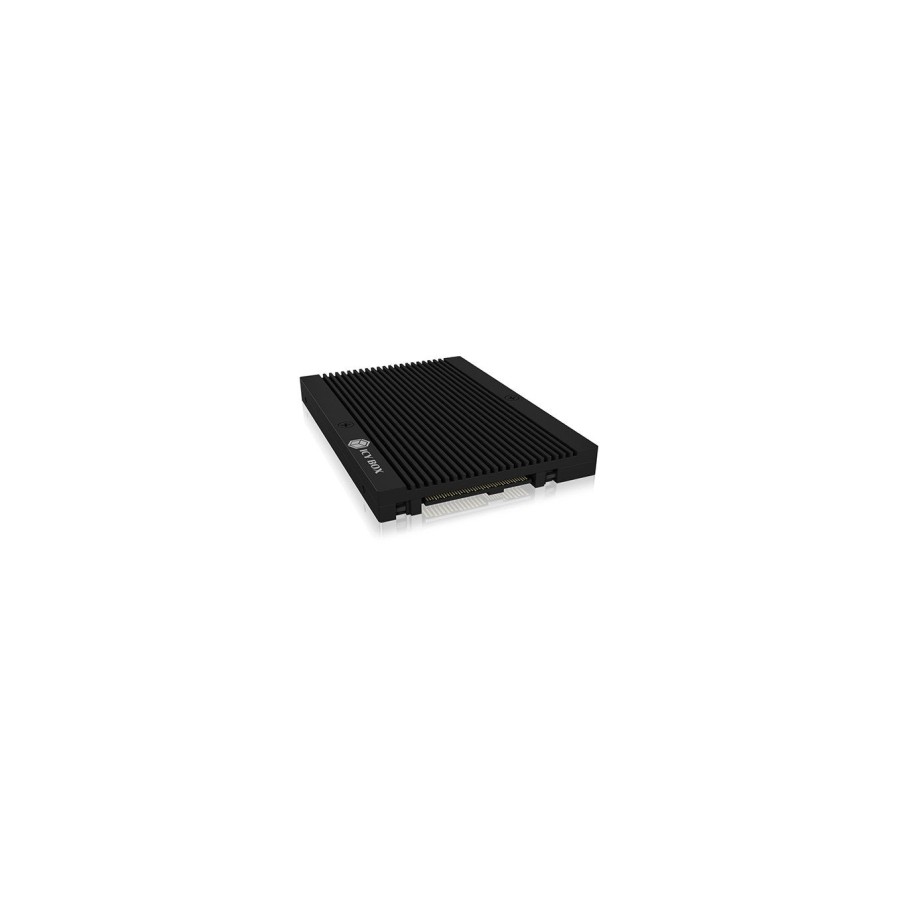 Convertidor icy box ib-m2u04, marco extraíble negro 60778