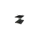 Convertidor icy box ib-m2u04, marco extraíble negro 60778