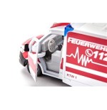 Ambulancia siku super mercedes-benz sprinter miesen tipo c, modelo de vehículo rojo/blanco 4006874021154