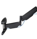 Tooq soporte de pared con brazo articulado para tv de 23"-55" - giratorio e inclinable - piston de gas - peso max 30kg