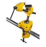 Stanley 1-83-069 tornillo de banco tornillo de mano 4 cm amarillo/negro, tornillo de mano, 4 cm, base giratoria