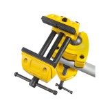 Stanley 1-83-069 tornillo de banco tornillo de mano 4 cm amarillo/negro, tornillo de mano, 4 cm, base giratoria
